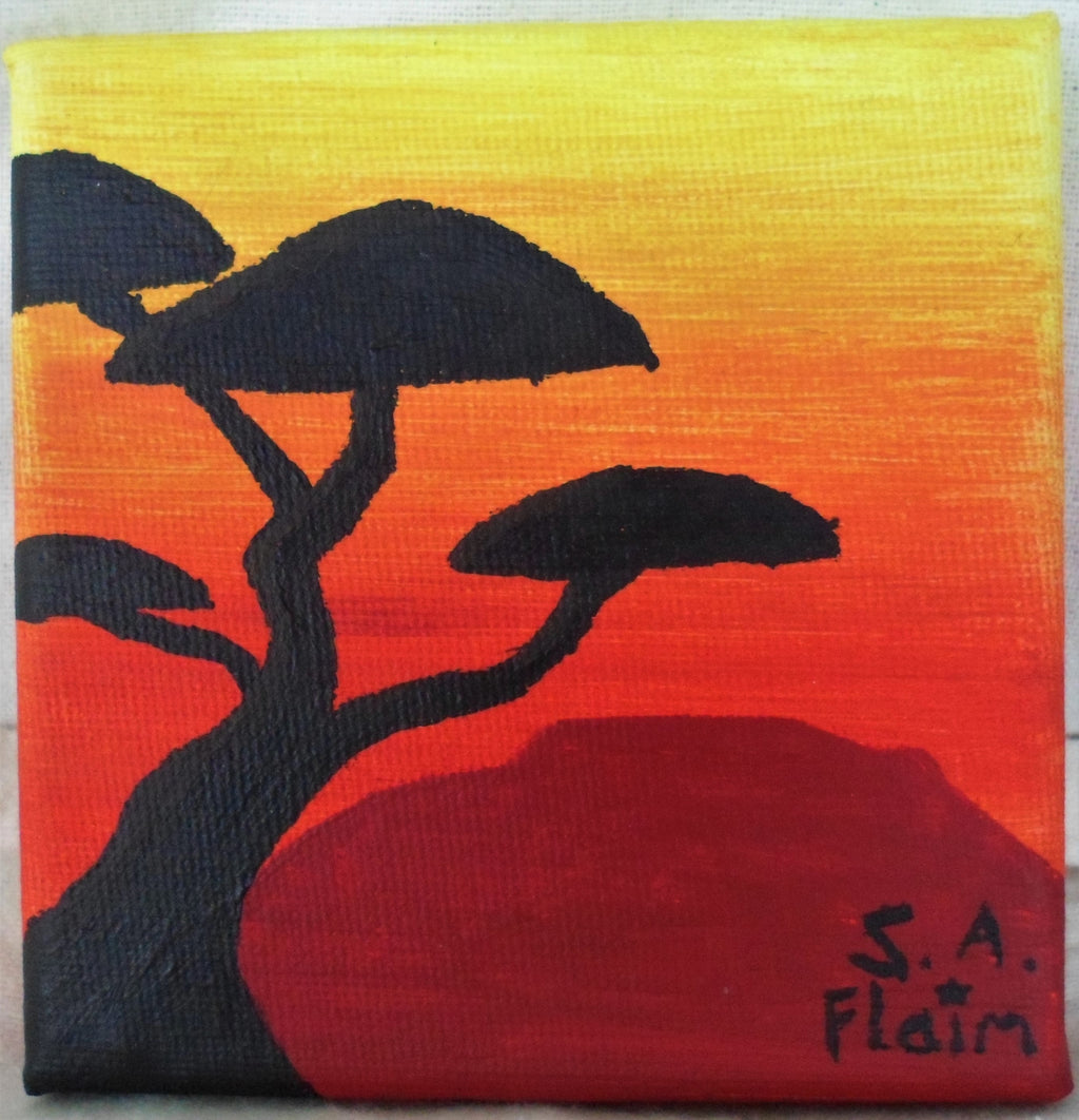 Fire Mini Canvas by S.A.Flaim - Tully Crafts
