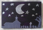 Load image into Gallery viewer, Church in Moonlight by S.A.Flaim - Tully Crafts
