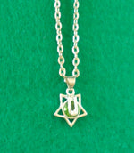 Load image into Gallery viewer, Green Star Gem Necklace - Tully Crafts
