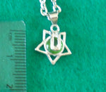 Load image into Gallery viewer, Green Star Gem Necklace - Tully Crafts

