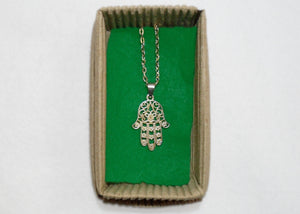 Hamsa Hand Necklace - Tully Crafts