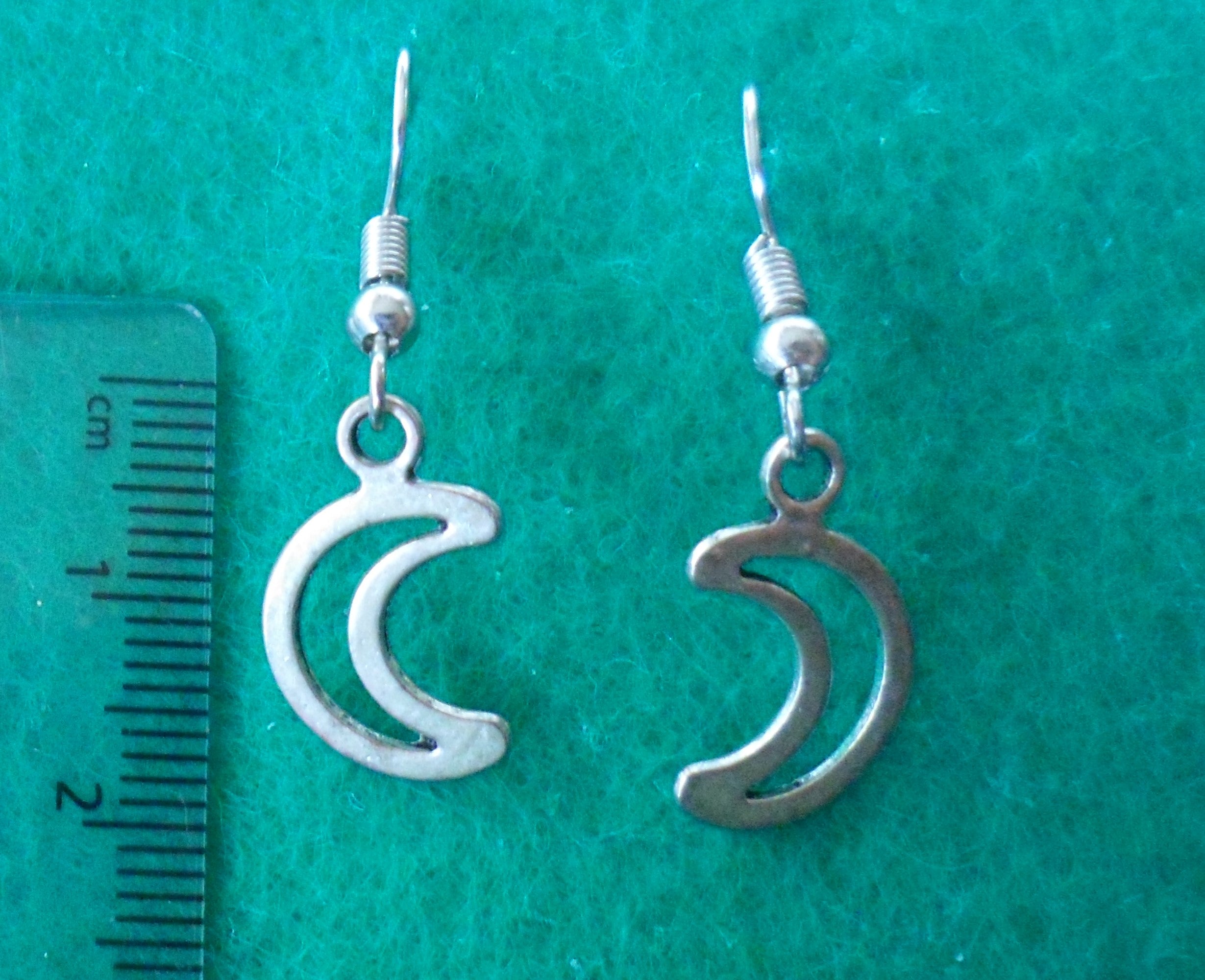 Hollow Moon Earrings - Tully Crafts