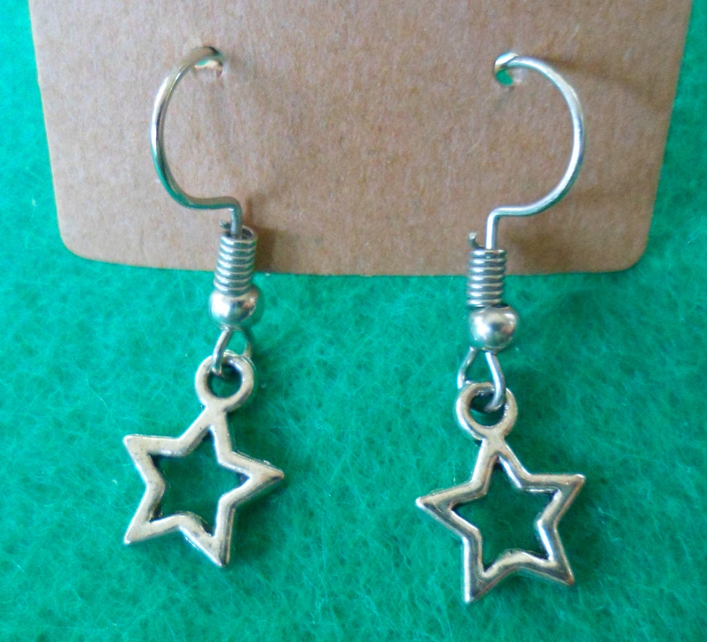 Hollow Star Earrings - Tully Crafts