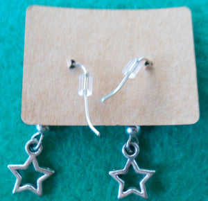 Hollow Star Earrings - Tully Crafts