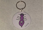 Load image into Gallery viewer, Labrys Lesbi-ant (Lesbian Ant) Keyring - Tully Crafts
