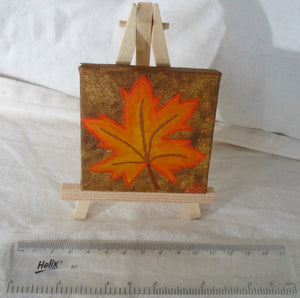 Leaf of Life Mini Easel Art by S.A.Flaim - Tully Crafts