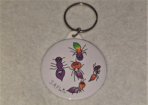 Lesbi-ants (Lesbian Ants) Keyring - Tully Crafts