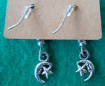 Load image into Gallery viewer, Moon and Star Earrings - Tully Crafts
