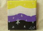 Load image into Gallery viewer, Non Binary Inspired Mini Canvas by S.A.Flaim - Tully Crafts
