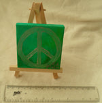 Load image into Gallery viewer, Peace Mini Easel Art by S.A.Flaim - Tully Crafts
