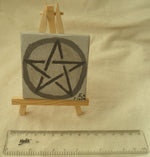 Load image into Gallery viewer, Pentacle Mini Easel Art by S.A.Flaim - Tully Crafts
