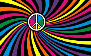 Rainbow Peace Flag - Tully Crafts