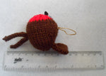 Load image into Gallery viewer, Knitted Robin Decoration - Tully Crafts
