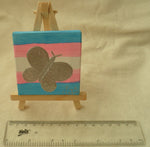 Load image into Gallery viewer, Trans Butterfly Mini Easel Art by S.A.Flaim - Tully Crafts
