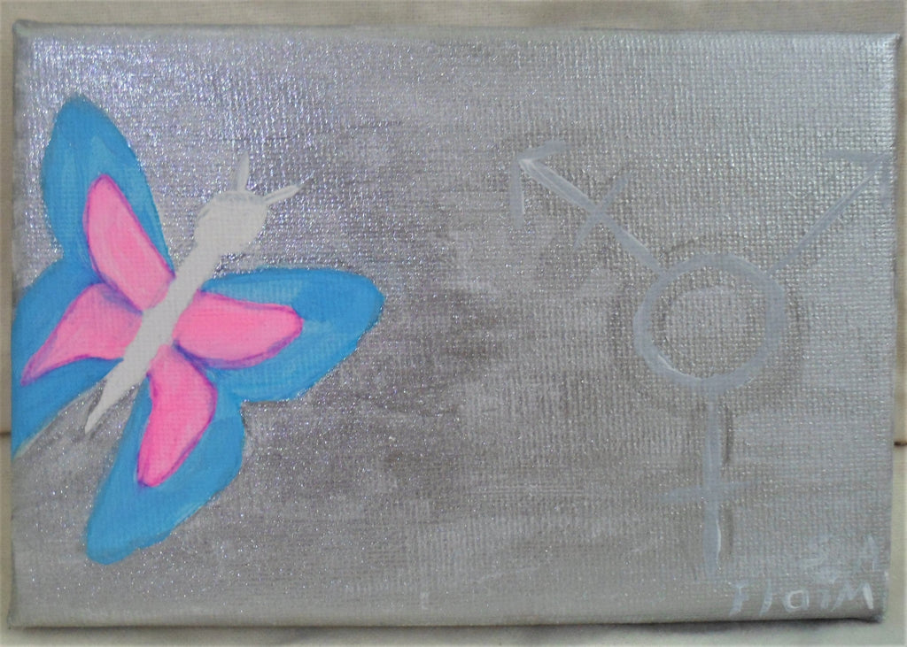Trans Symbol with Butterfly by S.A.Flaim - Tully Crafts