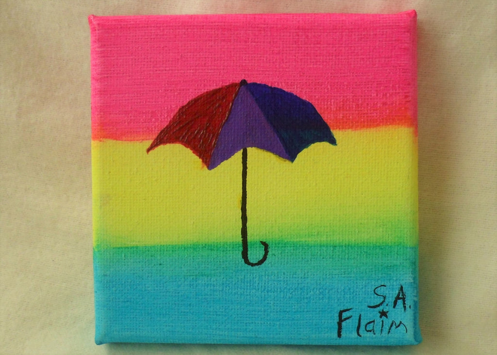 Bi Umbrella Mini Canvas by S.A.Flaim - Tully Crafts