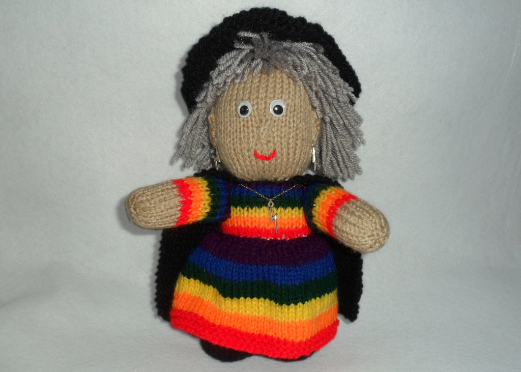 Large Rainbow Witch Mascot - Tully Crafts